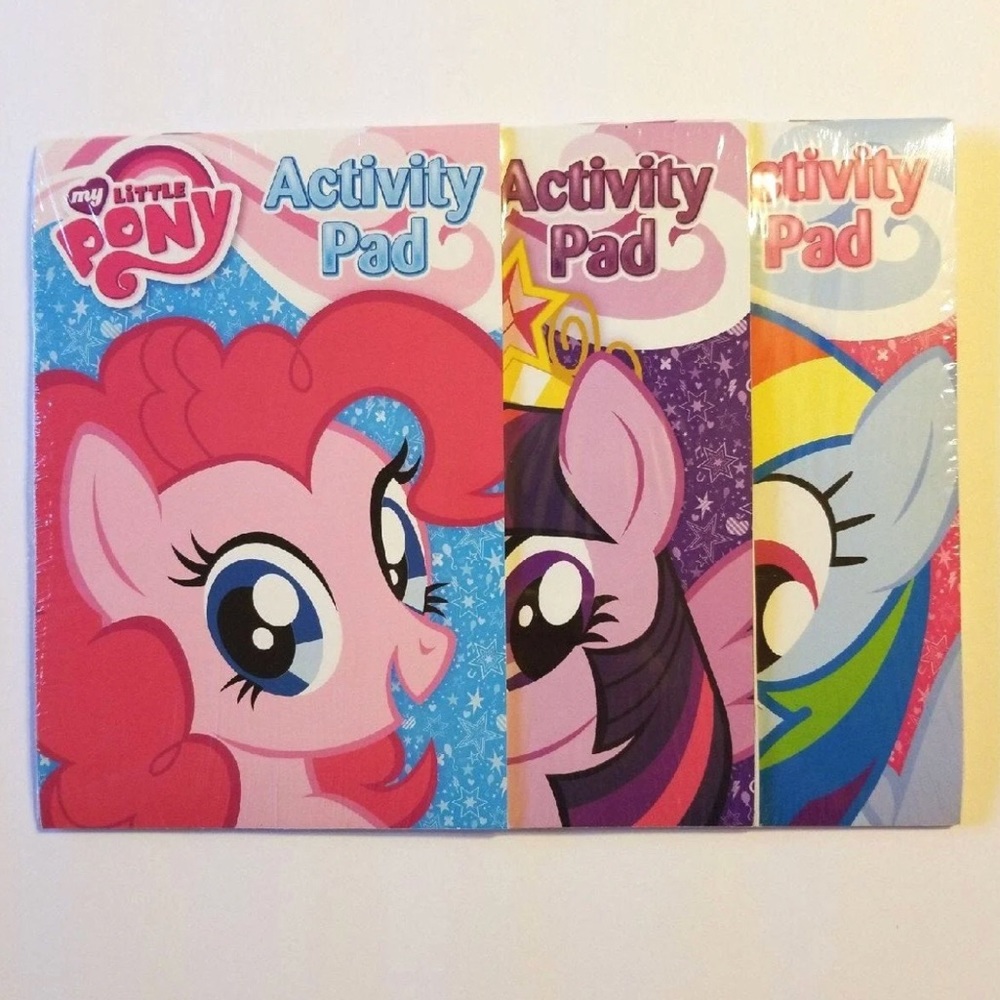MY LITTLE PONY ACTIVITY &  COLORING FUN PADS